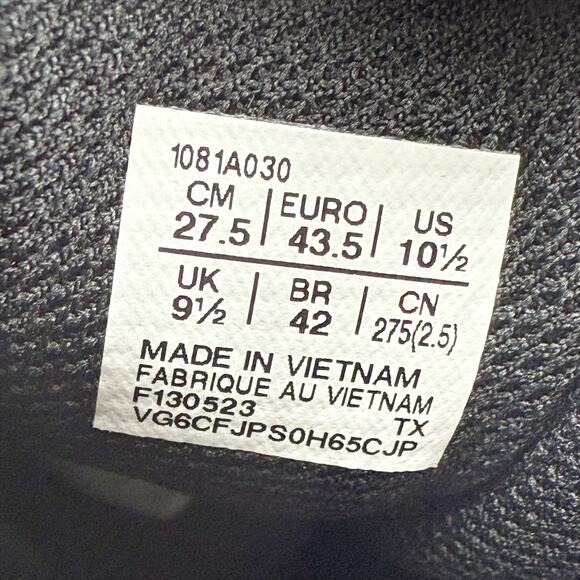 Asics Mens SnapDown 3 Wrestling Shoes US 10.5 M EU 43.5 Black Gunmetal NIB - Picture 12 of 12